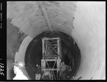 Big Creek - Mammoth Pool - Cold Canyon circular concrete placement