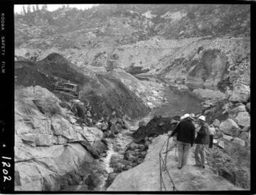 Big Creek - Mammoth Pool - Cofferdam progressing