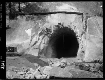 Big Creek - Mammoth Pool - Diversion tunnel outlet - post closure
