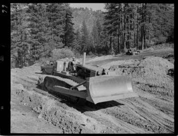 Big Creek - Mammoth Pool - Road construction to Borrow Area
