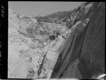 Big Creek - Mammoth Pool - General view of cutoff looking upstream