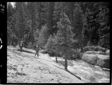 Big Creek - Mammoth Pool - General view of Daulton Creek diversion dike site