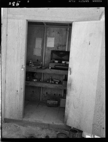 Big Creek - Mammoth Pool - Inside of Soils Testing Shack