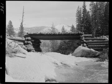 Big Creek - Mammoth Pool - New bridge across Chiquito Creek