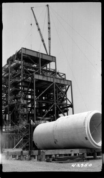 El Segundo Steam Station - Construction