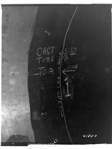 Big Creek Powerhouse #4 - Special features - venturi tube cracks