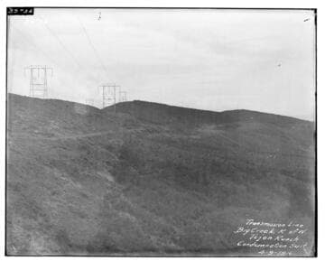 Big Creek Transmission Line right-of-way