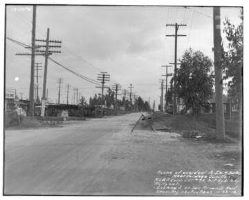 Scene of accident with JWM Burton