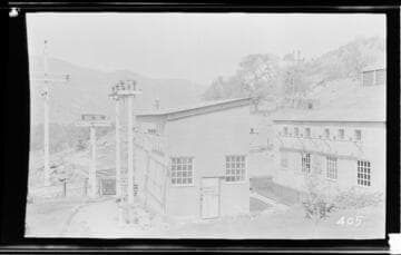 The exterior of the Tule Plant power house