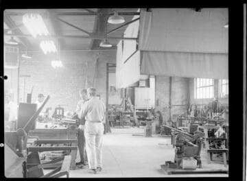 Men working in CEP Machine Shop