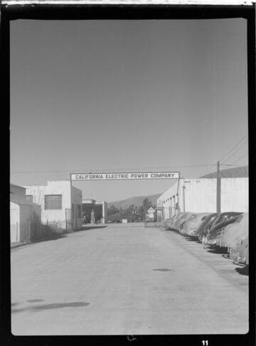 California Electric Power Co. - Gated entrance