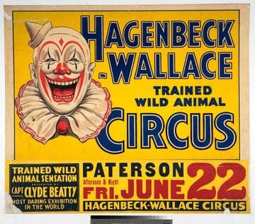 Hagenbeck-Wallace trained wild animal circus