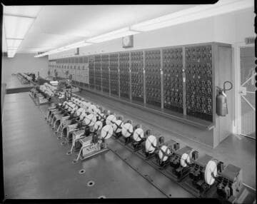 An array of equipment in a room