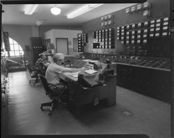 San Bernardino Steam Plant - Control room