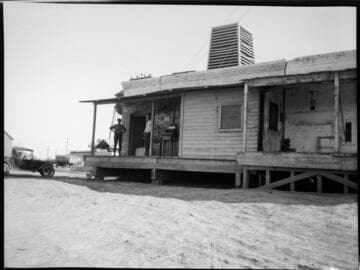 Brick cold-storage building, or ice house