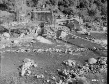 Kaweah Miscellaneous - Flood repair photos - Looking toward Powerhouse #3