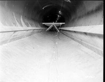 Portal Powerhouse - Channel pipe supports for 8.5' dia. pipe inside of 12' dia. pipe