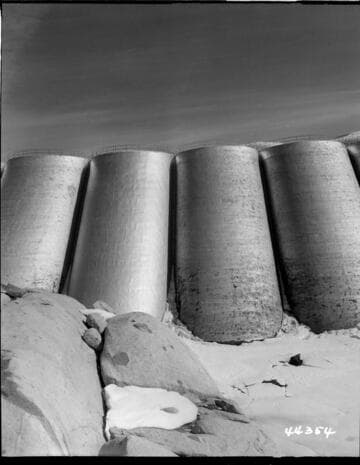 Big Creek, Florence Lake Dam - Arches 12-15 Asbestile paint on #13 in excellent condition