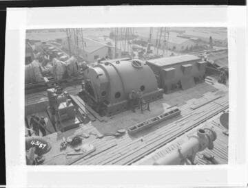 Etiwanda Steam Station - Progress of erection