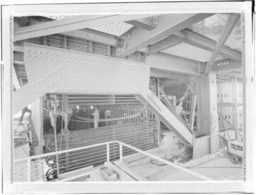 Etiwanda Steam Station - General view showing low temperature superheater elements of Boiler #1