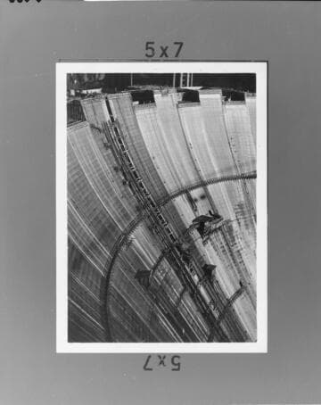 Hoover Dam about three-fourths done, early 1935