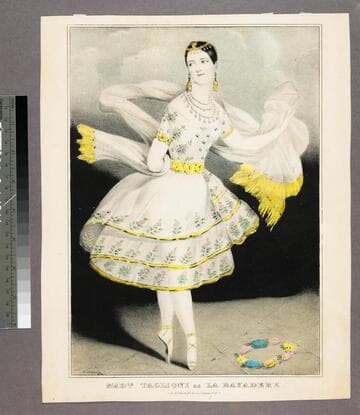 Madle. Taglioni as La Bayadere