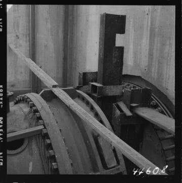 Portal Powerhouse - Butterfly valve attached to turbine nozzle