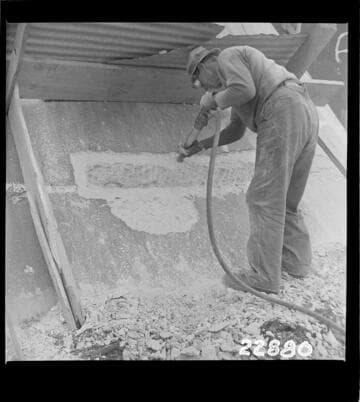 Big Creek, Florence Lake Dam - Day's Work Joint Repair April 1940