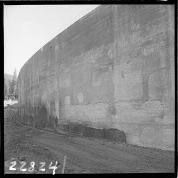 Big Creek, Huntington Lake Dams - Dam 2 Upstream face