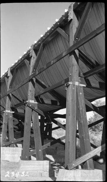 Borel Powerhouse - Borel Canal Flume - 1930s construction