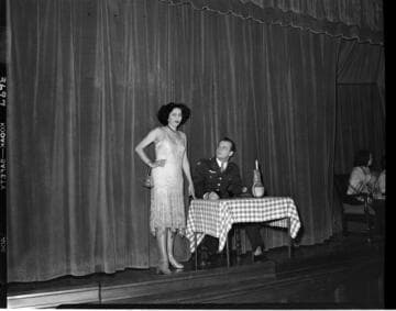 Performance of skit at Edison auditorium