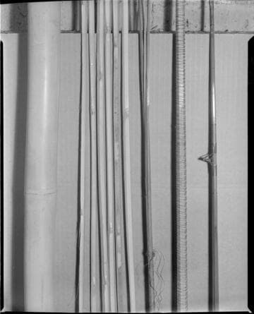 Close-up of fishing rods