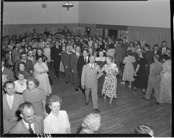 Dedication of new Big Creek Recreation Hall: march of the 25 year men