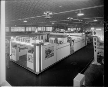 Edison Booth at a fair