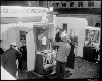 Edison Booth at a fair