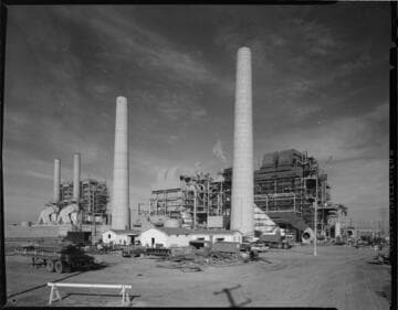Steam Power Plant under construction