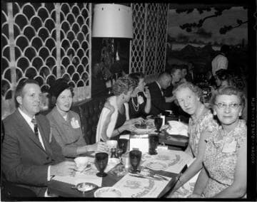 Private party or opening for the Golden Rooster restaurant