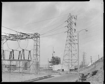 Construction at El Segundo Generating Station & switchyard-