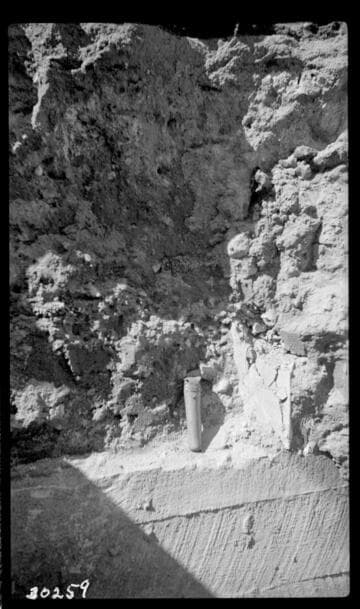 Big Creek, Huntington Lake Dams - Dam 1, Test pit