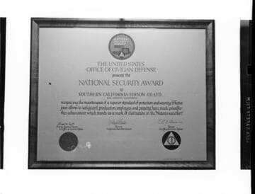 National Security Award