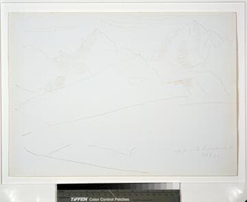 Mountain Landscape with Clouds