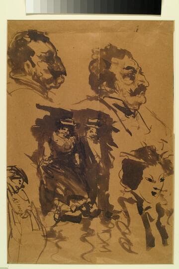 Man in a Top Hat Leading a Crowd