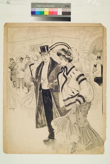 Couple in Evening Clothes