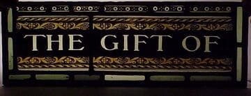 The Gift of Panel from the David Healey Memorial Window from the Unitarian Chapel, Heywood, Lancashire