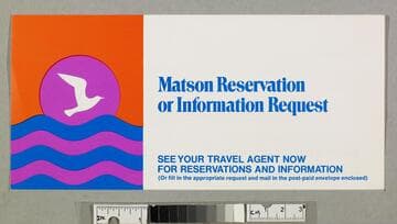Matson reservation or information request