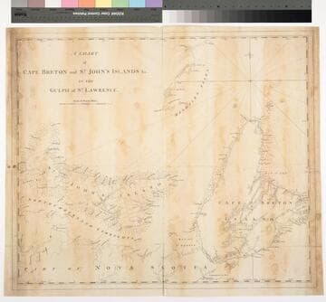 A Chart of Cape Breton and St. John's Islands &c. in the Gulph of St. Lawrence