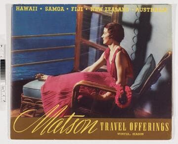 Matson travel offerings : winter season