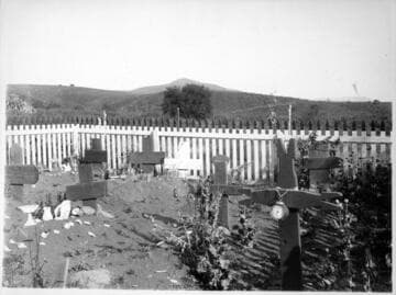 Pala Indian graveyard