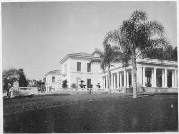 Huntington residence from the east., circa 1913