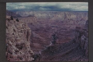North from rim above Driftwood Canyon; Supai